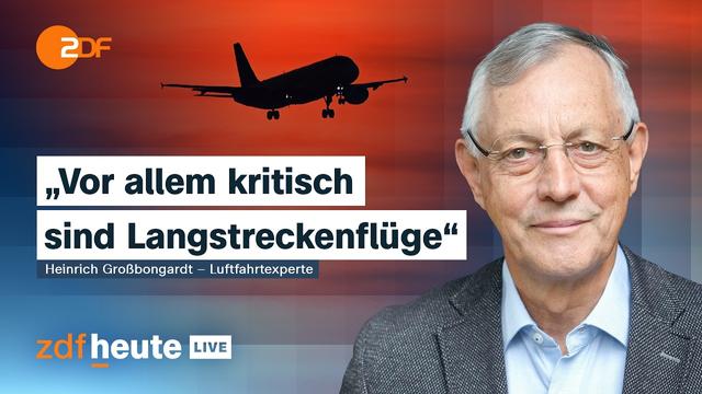 Kerosin-Mangel: Müssen im Sommer Flüge gestrichen werden? | ZDFheute live