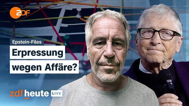 Epstein-Verbindungen von Gates, Trump und Heidelberger Investor Jarecki | ZDFheute live