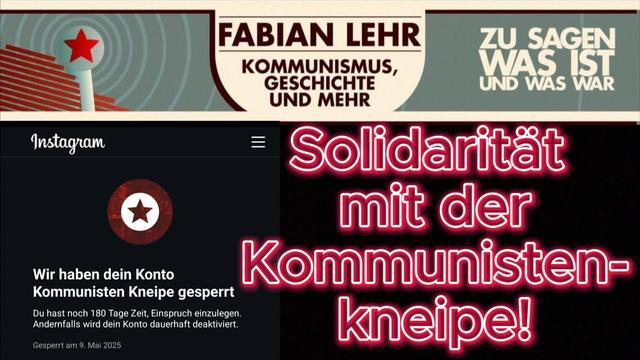 Solidarität mit der Kommunistenkneipe!