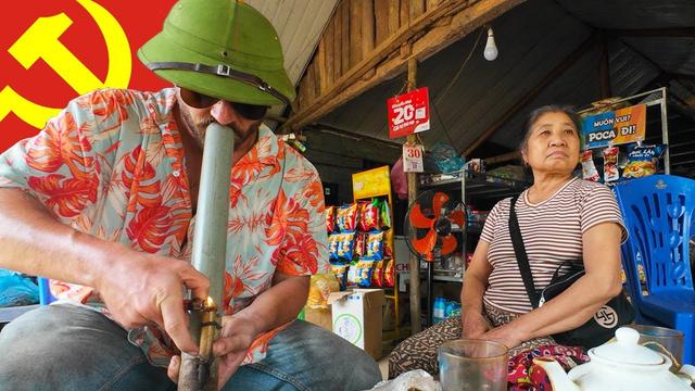 Smoking With Grandma on The Communist Highway 🇻🇳