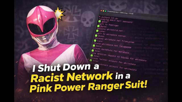 I Exposed, Infiltrated, and Shut Down a Racist Network Dressed as a Pink Power Ranger