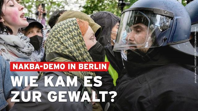 Polizist bei Nakba-Demo in Berlin verletzt - Kritik auch an Polizei