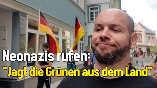 Rechtsextreme bestimmen die Querdenker Demo in Wetzlar