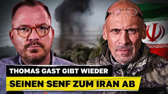Thomas Gast gibt wieder seinen Senf zum Iran ab