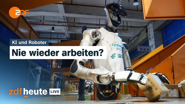 Wenn Roboter unsere Arbeit machen: Wie verändern Humanoide unsere Gesellschaft? | ZDFheute live