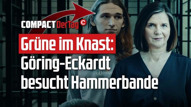 Grüne im Knast: Göring-Eckardt besucht Hammerbande💥