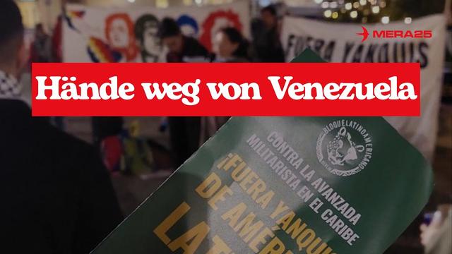 Hände weg von Lateinamerika - @JohannesFehr spricht auf der imperialistischen Kundgebung in Berlin