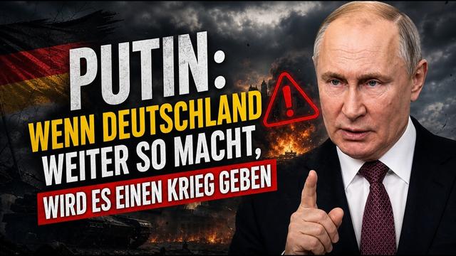 Putin: Wenn Deutschland weiter so macht, wird es einen Krieg geben