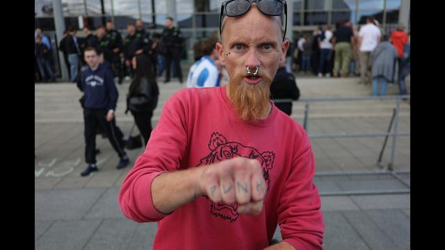 18.09.2026 GRÜNE JUGEND & Punks demonstrieren gegen AfD-Wahlkampfveranstaltung in Neubrandenburg, MV