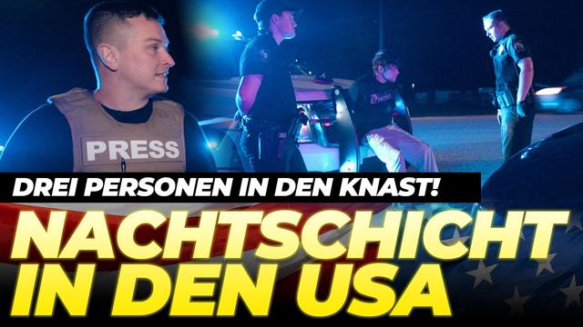 Drei Festnahmen & eine Waffe | Nachtschicht mit US Cops