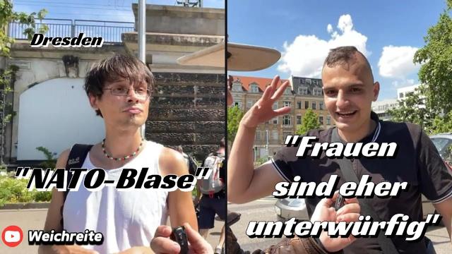 "Frauen sind eher unterwürfig" / "NATO-Blase" CSD Dresden & Gegendemo JN Elbland Revolte 31.5.25