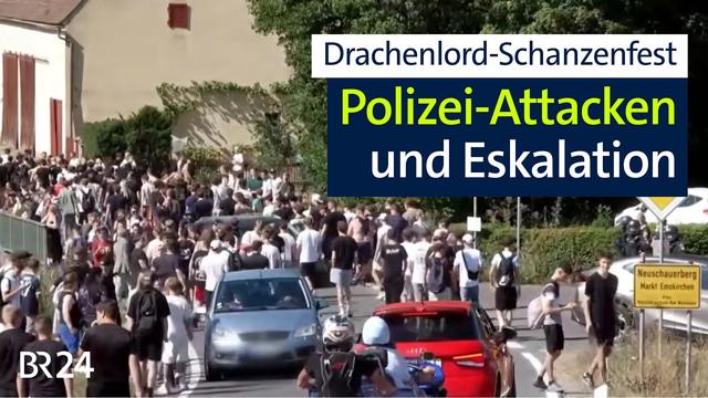 Schanzenfest in Altschauerberg: Eskalation trotz Versammlungsverbot | BR24