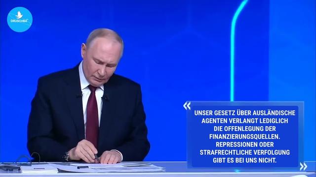 Wladimir Putin antwortet Britischem BBC-Journalist auf seine freche und provokante Frage