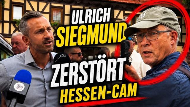 Ulrich Siegmund ZERSTÖRT Antifa Hessencam! Hitzige Diskussion! Die Maske fällt bei linkem Reporter!
