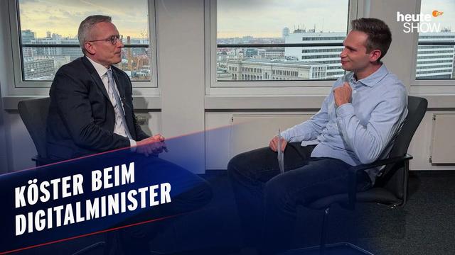 Macht er Deutschland modern? Fabian Köster besucht den Digitalminister | heute-show vom 12.12.2025