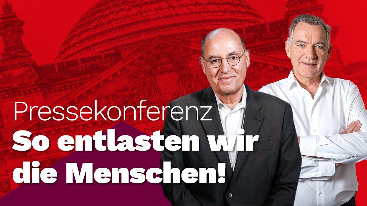 Gregor Gysi und Jan van Aken: So will Die Linke die Menschen entlasten!