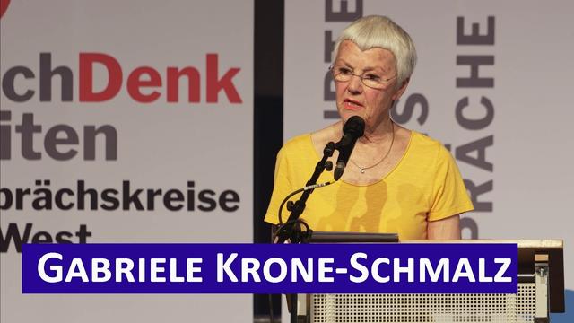 Gabriele Krone-Schmalz: Nur tote Fische schwimmen im Strom - Feindbild Russland führt zum Krieg