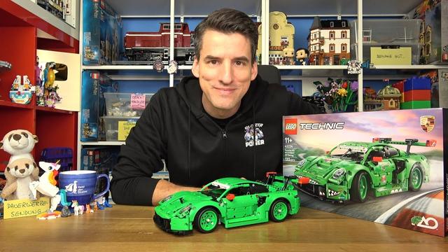 Immerhin ist er grün! LEGO® Technic 42224 Porsche 911 GT3 R Rexy