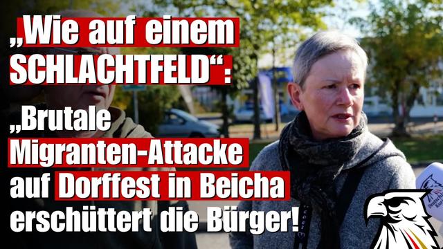 „Wie auf einem SCHLACHTFELD“: Migranten-Attacke auf Dorffest in Beicha erschüttert die Bürger!