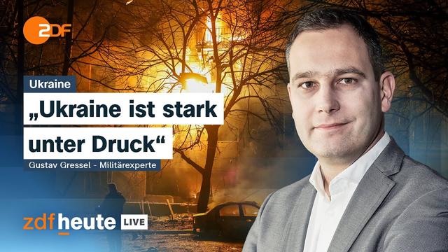 Hält der ukrainische Festungsgürtel? Militärexperte Gressel ordnet ein | ZDFheute live
