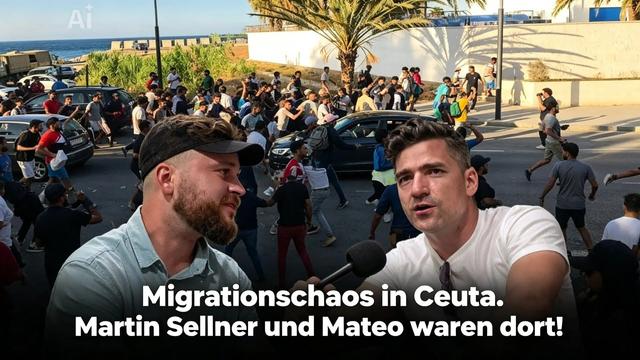 WIR waren in Ceuta: Martin Sellner über das Migrationschaos! Interview auf der Fähre