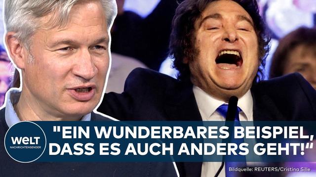 ULF POSCHARDT: „Ein guter Tag für den Westen, für die Freiheit" Milei siegt bei Wahl in Argentinien