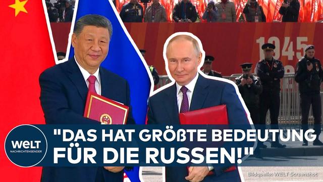 RUSSLAND UND CHINA: Xi besucht Putins Parade! "Eine große Propagandashow!" Tag des Sieges in Moskau!