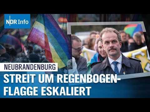 Neubrandenburg: Streit um Regenbogenflagge spaltet die Stadt | Panorama 3