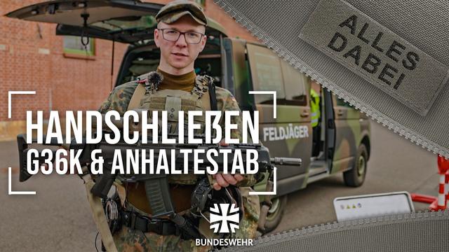 Achtung Kontrolle 🛑 Was brauchen #Feldjäger für ihren Einsatz? | Bundeswehr