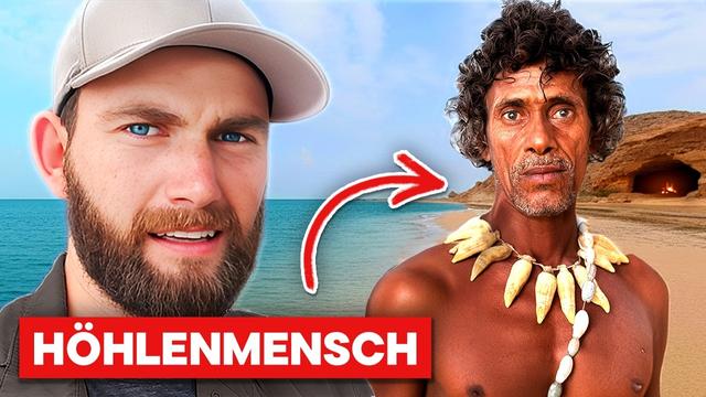 1 Tag mit echtem Höhlenmenschen! (es ist verrückt)