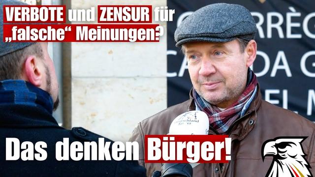 VERBOTE und ZENSUR für „falsche“ Meinungen? Das denken Bürger!