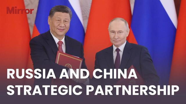 Putin and Xi sign HISTORIC statement to deepen strategic partnership between Russia and China