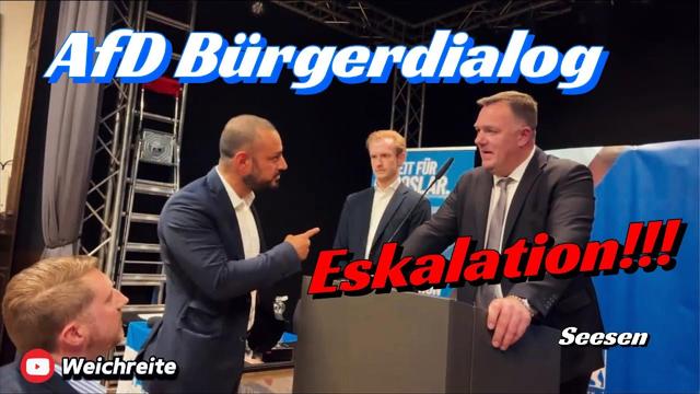 AfD Bürgerdialog eskaliert!!! Seesen 26.9.25