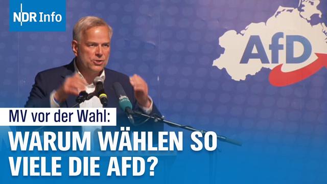 MV im Umbruch: Warum ist die AfD in Mecklenburg-Vorpommern so stark?  | NDR Info