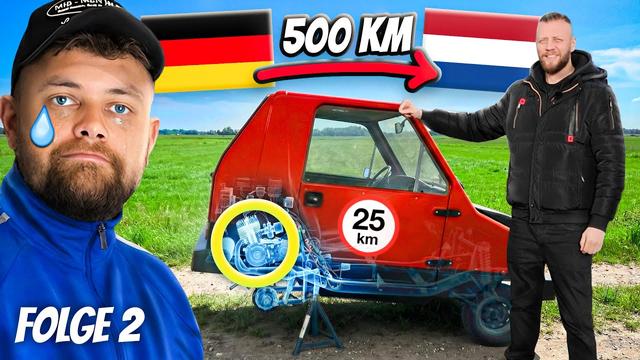 Das kleinste Auto der Welt gekauft - und direkt zerschossen(Roadtrip in Gefahr)