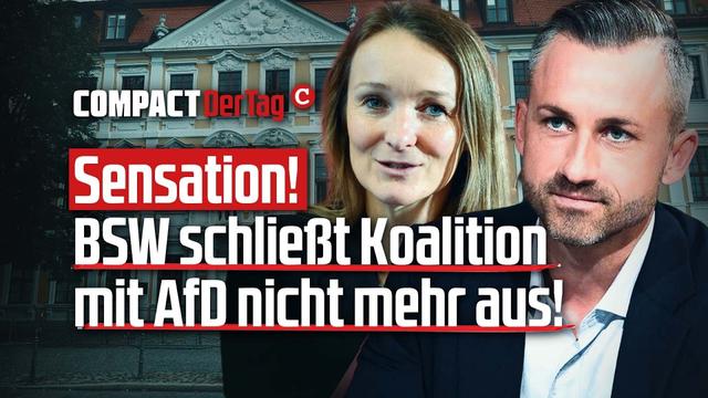 Sensation! BSW schließt Koalition mit AfD nicht mehr aus!💥