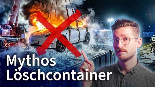 E-Auto-Brände: Warum Löschcontainer keine Lösung sind