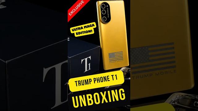 Erstes Trump Phone T1 Unboxing - Ultra-MAGA Edition mit neuen Features! #Shorts #Trump