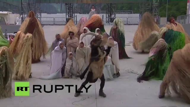 Totenanbetung und Satanismus bei der Gotthard Tunnel Eröffnung