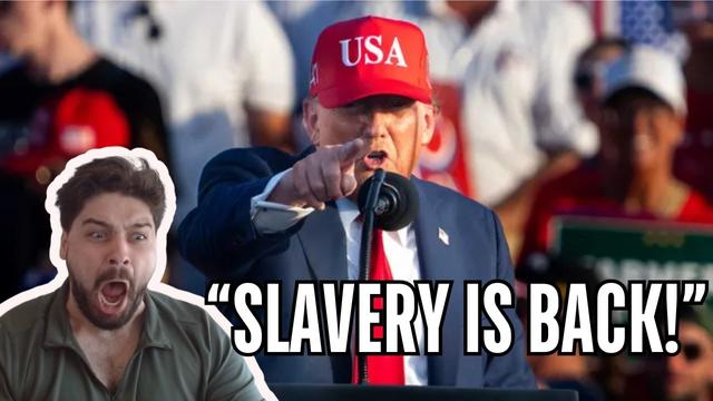 WATCH: TRUMP says we will ENSLAVE MIGRANT WORKERS! Happy Independence Day! | The Valenti Vod EP171