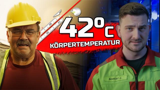 37 Grad auf dem Dach – dann gab sein Körper auf