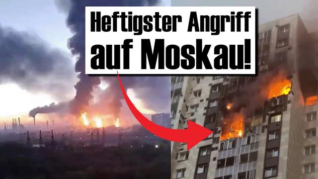 Schwerster Angriff auf Moskau – Ukraine blamiert Putin am Wahltag!