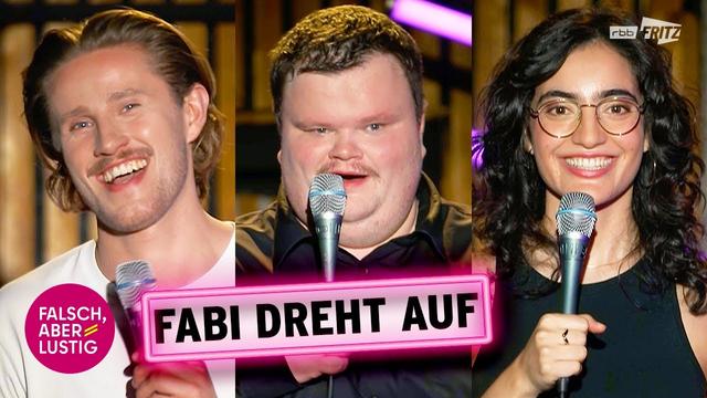 Fabian Rashagai im Modus | falsch, aber lustig | Yorick Thiede, Ana Lucia, Moritz Neumeier