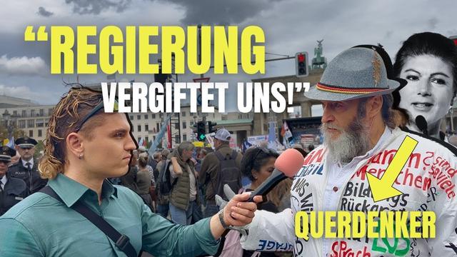 Ich war auf WAGENKNECHT'S Querdenker-Demo 💀 (Das ist PASSIERT!)