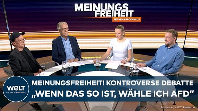 MEINUNGSFREIHEIT MIT NENA BROCKHAUS: Kontroverse Debatte! Die komplette Sendung!
