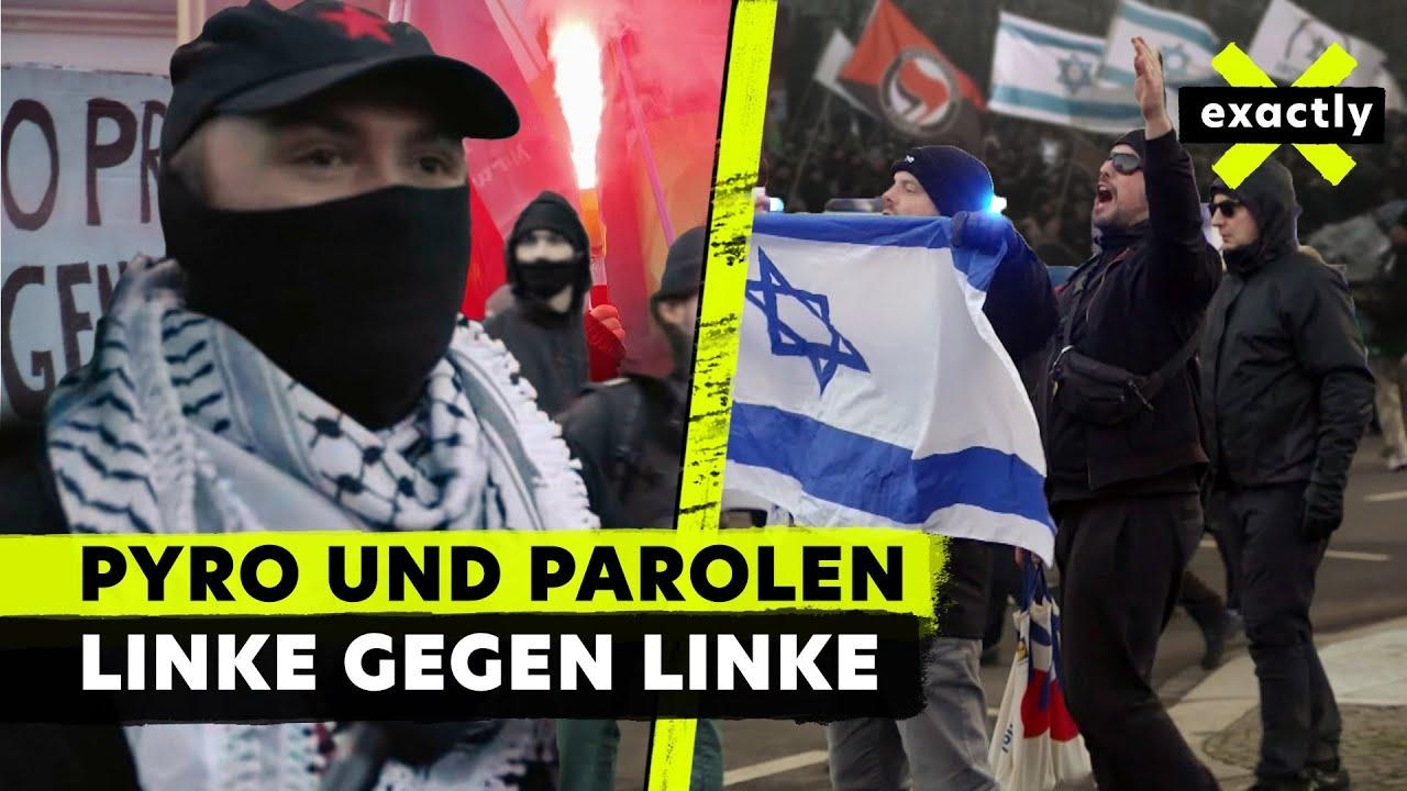Links, radikal, gewaltbereit: Der Nahost-Konflikt in Leipzig-Connewitz | Doku | exactly