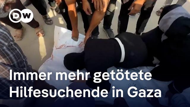 Gaza: Immer mehr Hilfesuchende werden erschossen | DW Nachrichten