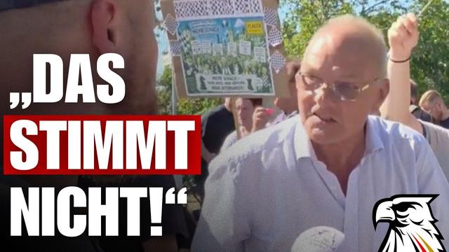„DAS STIMMT NICHT!“ – Matthäus Westfal konfrontiert ANTIFA-Opa mit der Kriminalstatistik!