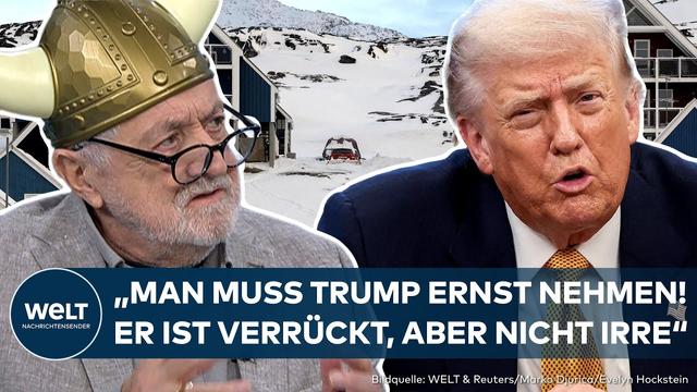 GRÖNLAND: Henryk M. Broder warnt! "Man muss Trump ernst nehmen! Er ist verrückt, aber nicht irre"