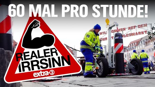 Realer Irrsinn: Poller-Rücken beim Weihnachtsmarkt in Augsburg | extra 3